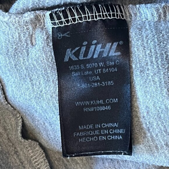 Kuhl hooded Arva sweatshirt full zip grey women's small - Picture 10 of 13